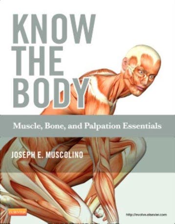 Know the Body: Muscle, Bone, and Palpation Essentials, Verzenden, Gelezen, Joseph Muscolino
