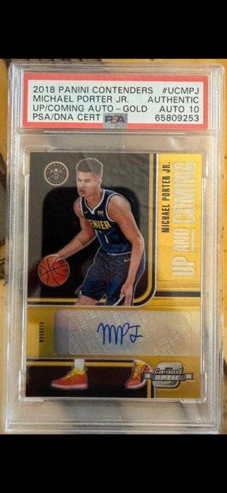 2018/19 Panini Contenders Michael Porter Jr. Gesigneerde, Nieuw