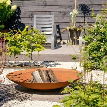 Vuurschaal cortenstaal 80cm, Verzenden, Nieuw, Vloer, Waterbestendig