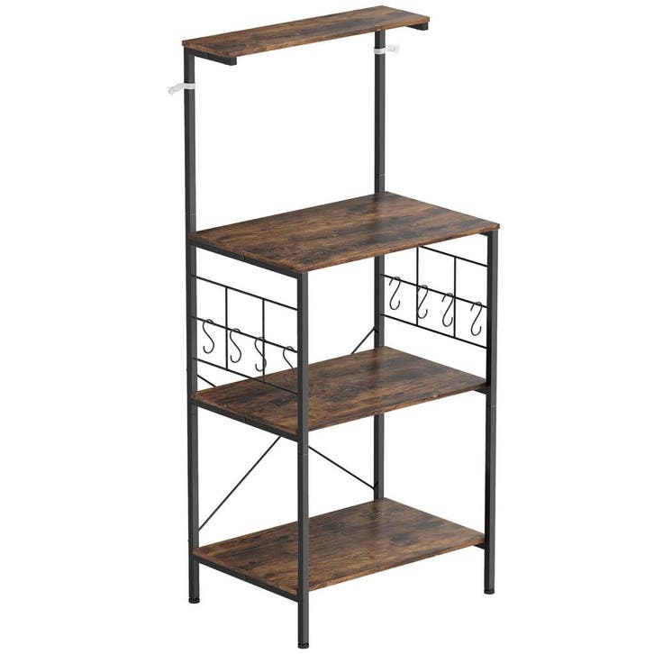 Keukenrek, 4-laags Ontwerp, Werkblad, 8 Haken, Metalen Buize, Huis en Inrichting, Woonaccessoires | Kussens, Nieuw, Verzenden