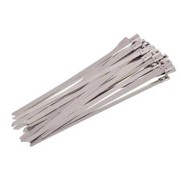 4.6x300mm Metalen Rvs 304 Kabelbinders  - Stalen Bundelbandj, Ophalen of Verzenden, Nieuw