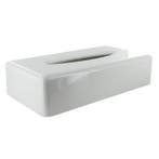 Facial tissue box houder wit kunststof, Verzenden