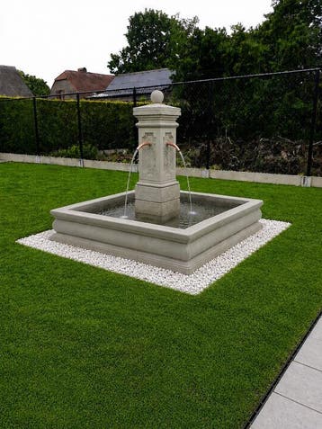 Fabrikant fonteinen waterpartijen dorpsfonteinen wandfontein, Tuin en Terras, Nieuw, Beton, Fontein