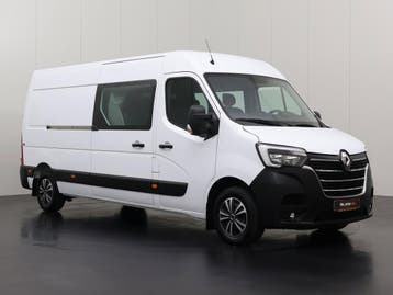 Renault Master 2.3DCi 150PK L3H2 Dubbele Cabine 6-Persoons, Stof, Gebruikt, Euro 6, Renault