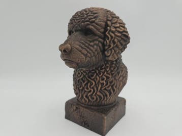 Bust of a spanish water bust bust dog statue - home decor do, Verzenden, Nieuw