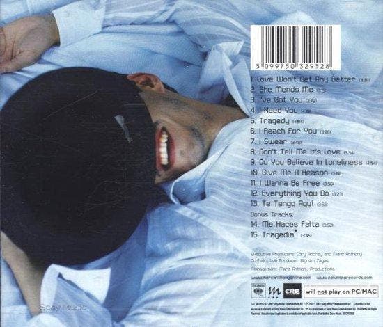 Marc Anthony - Mended 5099750329528, Cd's en Dvd's, Cd's | Overige Cd's, Verzenden