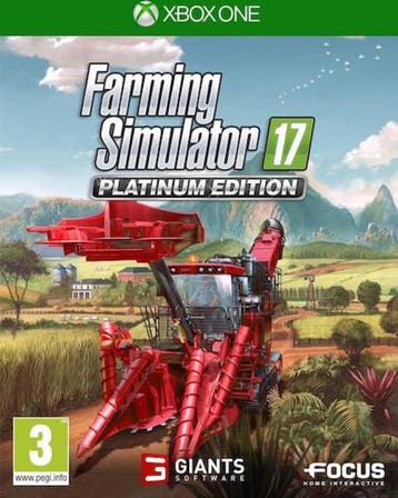 Farming Simulator 17 Platinum Edition (Xbox One Games), Ophalen of Verzenden, Zo goed als nieuw