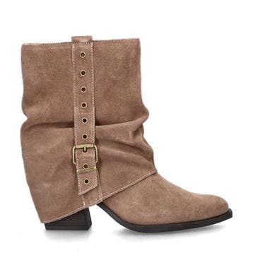 Nelson rits- & gesloten boots voor dames in het Taupe, Kleding | Dames, Overige kleuren, Verzenden, Lage of Enkellaarzen, Nieuw