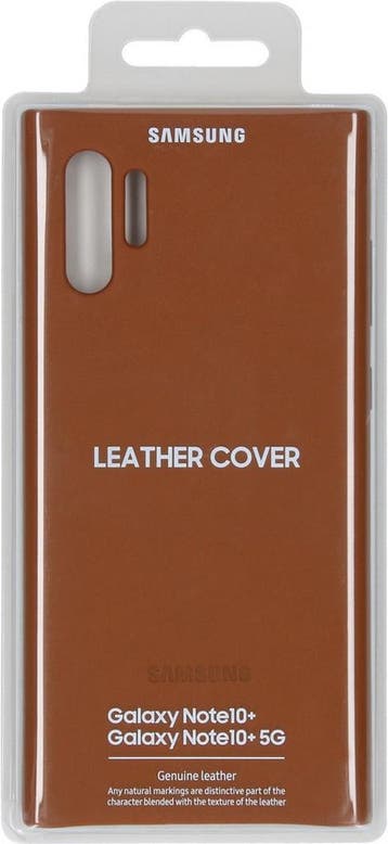 Samsung Galaxy Note10+ HardCover Leather Cover – Origineel, Ophalen of Verzenden, Nieuw