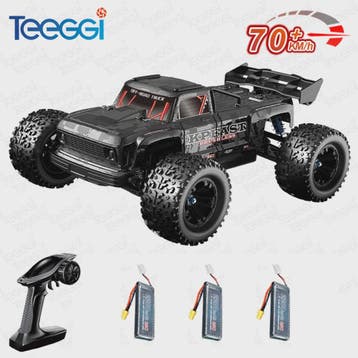 KF16 1:12 RC Monster Truck - 70KM/H Snel, Brushless Motor, 4, Verzenden, Nieuw
