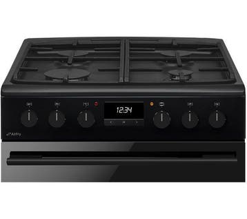 CDA CFD600MB Dual Fuel Fornuis  - 60 cm Zwart, Ophalen of Verzenden, Nieuw