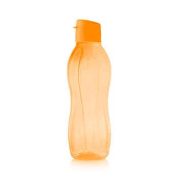 Tupperware Ecofles Drinkfles flesje fles Plus 750 ml Oranje, Ophalen of Verzenden, Nieuw, Oranje