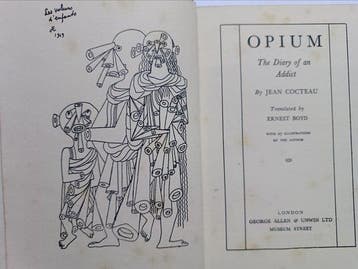 Jean Cocteau - Opium: The Diary of an Addict - 1933, Antiek en Kunst
