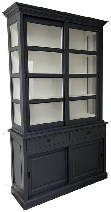 Buffetkast antraciet - wit Nijkerk 140 x 240cm, Ophalen of Verzenden, Nieuw