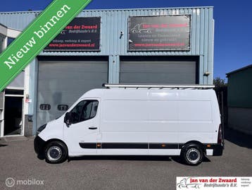 Opel Movano 2.3 Turbo Lengte 3 Imperiaal Trekhaak 3 zitplaat, Gebruikt, Euro 6, Wit, Lease