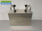 HCB RVS Sauzenbar Dubbele Sauspomp Sausdispenser 2 x 4 liter, Ophalen of Verzenden, Nieuw in verpakking