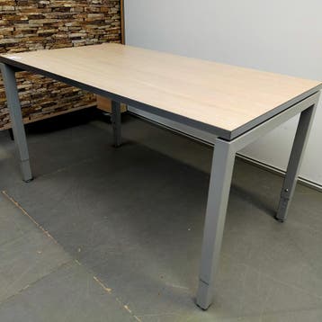 Vepa instelbaar stevig bureau - 140x80 cm, Ophalen of Verzenden, Nieuw