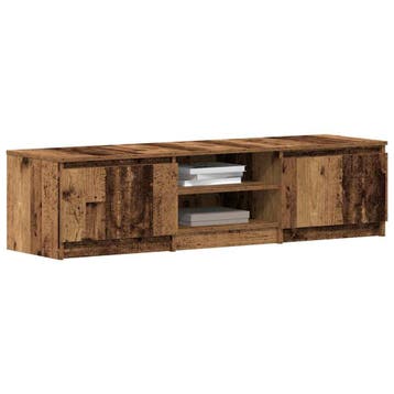 vidaXL tv-meubel oud houtkleurig 140x40x36 cm bewerkt hout, Verzenden, Nieuw, Overige houtsoorten