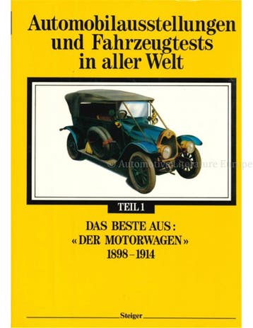 AUTOMOBILAUSSTELLUNGEN UND FAHZEUGTESTS IN ALLER WELT (2, Nieuw, Author