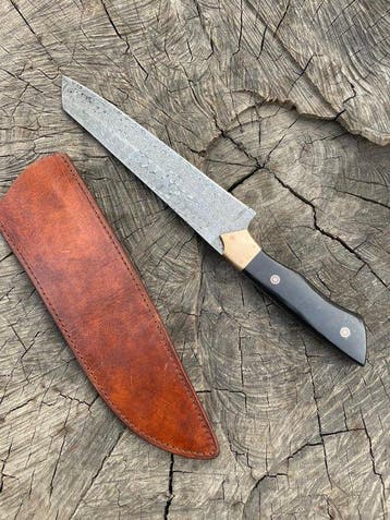 K Romain - Keukenmes - Chefs knife - x Japanse middeleeuwse, Antiek en Kunst