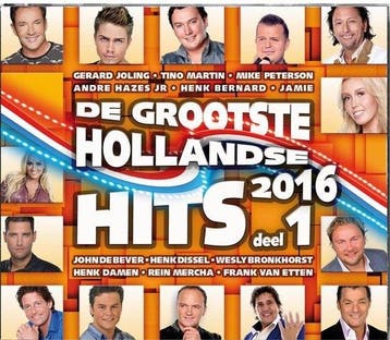 Grootste Hollandse Hits 2016 Deel 1 - CD, Verzenden