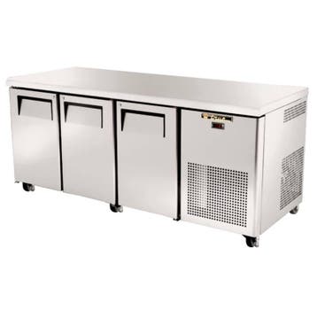 True 3-deurs RVS werkbank GN koeling | 83 x 188 x 70 cm, Verzenden, Nieuw in verpakking