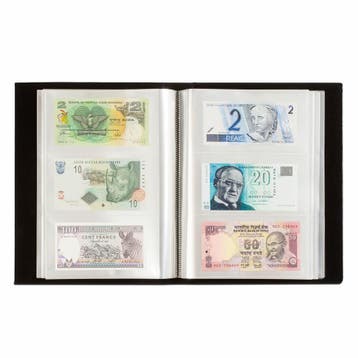 Leuchtturm Bankbiljet Album Zwart, Verzenden