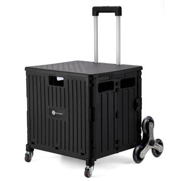 Packaway 50L Opvouwbare Boodschappentrolley voor Trappen, Ophalen of Verzenden, Nieuw, Krat, Opvouwbaar