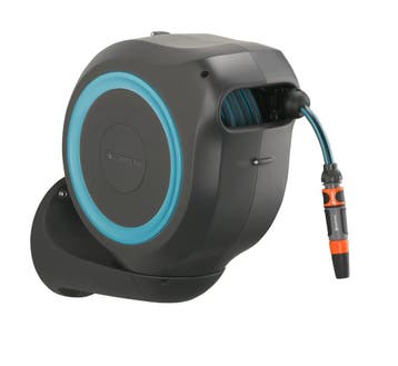 Gardena Wandslangbox RollUp M 25 m - draaibare slanghaspe..., Tuin en Terras, Verzenden, Nieuw