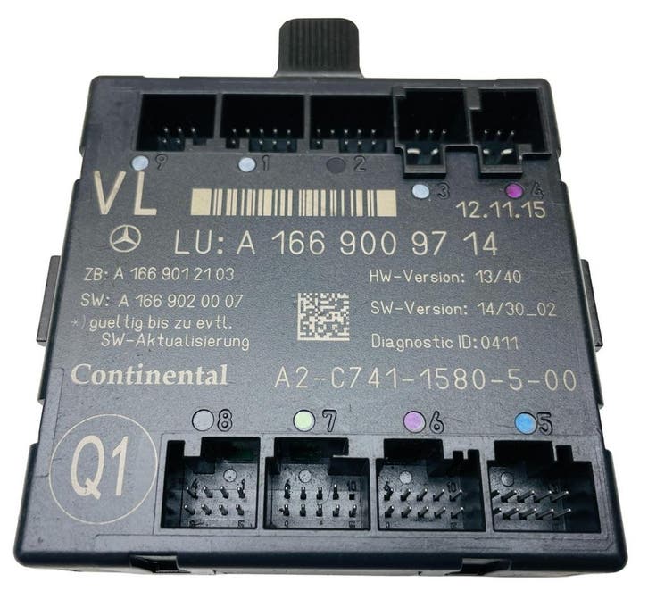 Centrale Deurvergrendelingsmodule A1669009714 Mercedes, Auto-onderdelen, Motor en Toebehoren, Nieuw, Mercedes-Benz, Verzenden