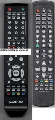Afstandsbediening Q-Media qlc-2269, Ophalen of Verzenden, Nieuw, Origineel