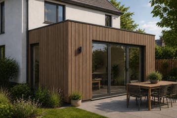 Thermo Ayous gevelbekleding | Triple Rhombus & Channelsiding, Minder dan 25 mm, Nieuw, Ophalen of Verzenden, Plank