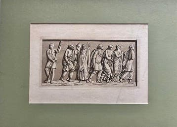 A. Monticelli & D.K. Bonatti (XIX) - Processione Classica di, Antiek en Kunst