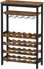 2dekans | Niceey – Wijnkast Met Glazenhouder – Voor 24, Huis en Inrichting, Ophalen of Verzenden, Nieuw