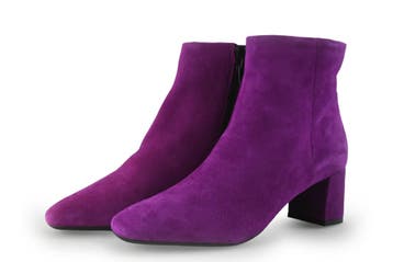 Linea Zeta Enkellaarzen in maat 37 Paars, Kleding | Dames, Overige kleuren, Verzenden, Lage of Enkellaarzen, Zo goed als nieuw