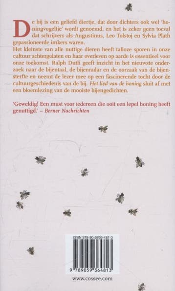 Het lied van de honing 9789059364813 Ralph Dutli, Verzenden, Zo goed als nieuw, Ralph Dutli