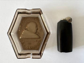 Dom Perignon Moet Chandon / Poppel - Asbak (2) - II - Glas,