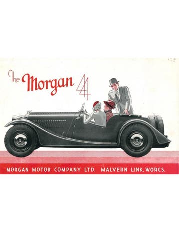 1938 MORGAN 4/4 BROCHURE ENGLISH, Nieuw, Author