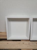 Inbouwnis 30 x 30 x 7 cm – Mat Wit RVS, Ophalen of Verzenden, Nieuw, Bad