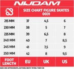Nijdam kunstschaats maat 40 Hardboot - Wit/Zilver/Fuchsia, Ophalen of Verzenden, Zo goed als nieuw, Nijdam