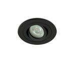 Inbouwspot Veneto mini | Kantelbaar | Rond | Zwart, Verzenden, Nieuw