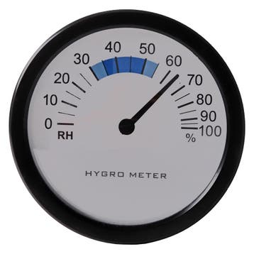 Talen Tools Hygrometer - Analoog - Met Zuignap - Ø 85 mm..., Tuin en Terras, Ophalen of Verzenden, Nieuw