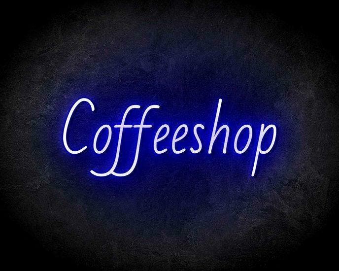 COFFEESHOP neon sign - LED neon reclame bord neon letters..., Zakelijke goederen, Overige Zakelijke goederen, Verzenden