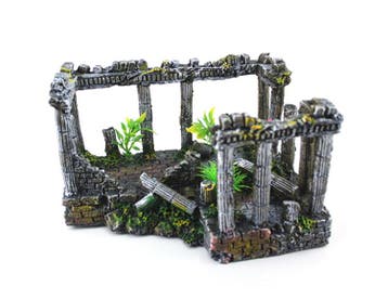 Ruïne met pilaren 14cm / Aquariumdecoratie As-159, Verzenden, Nieuw, Gevuld zeewateraquarium