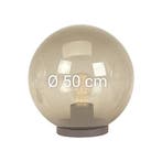 Bol fume Ø 50 incl. flens Tuinverlichting, Tuin en Terras, Buitenverlichting, Verzenden, Nieuw