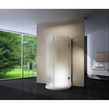 Douchecabine 90X90 Halfrond Heidi LB- Mat Glas (Badkamer), Ophalen of Verzenden, Nieuw