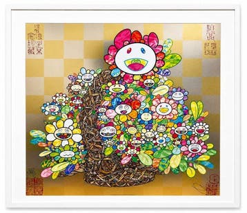 Takashi Murakami (1962) - Bouquet in a basket