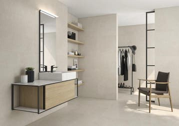 Vloertegel/Wandtegel Piet Boon Wonder Beton Base Creme 75x75, 60 cm of meer, Nieuw, Ophalen of Verzenden, 10 m² of meer