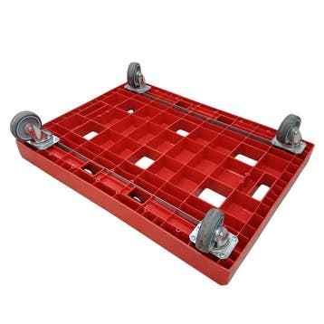 Dolly 810x610x195 mm, rood, gebruikt, Ophalen of Verzenden, Overige typen, Emtrade NL