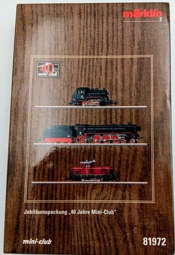 Märklin Z - 81972 - Treinset (1) - Verjaardagsset 40 jaar, Hobby en Vrije tijd, Nieuw